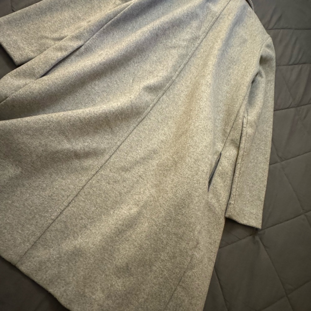 Zara Classic Gray Trench Coat - Picture 6 of 13